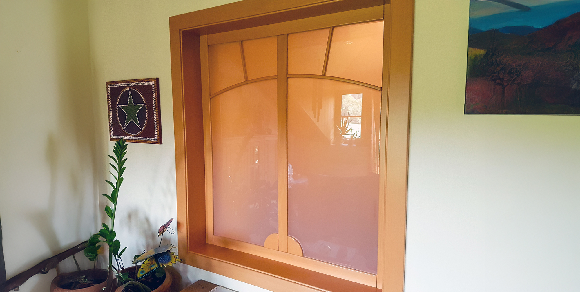 Fenster mit Milchglas